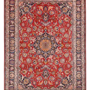 Persisk teppe - klassisk - 345 x 243 cm - rød