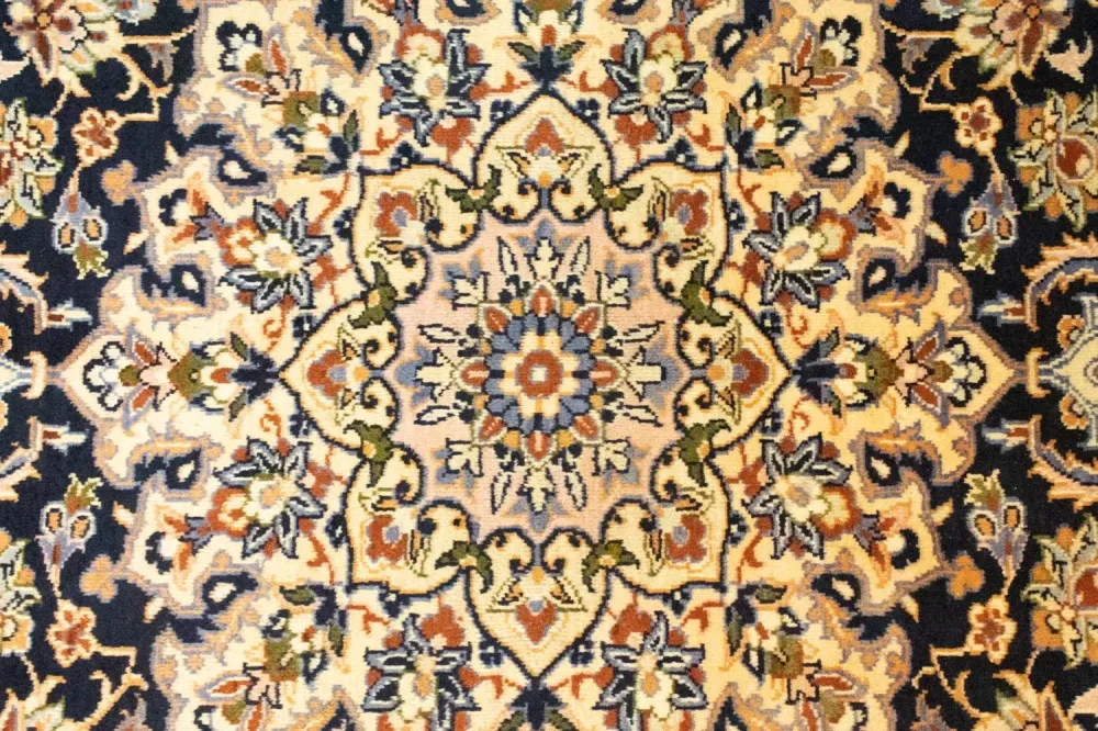 Persisk teppe - klassisk - 346 x 232 cm - blå