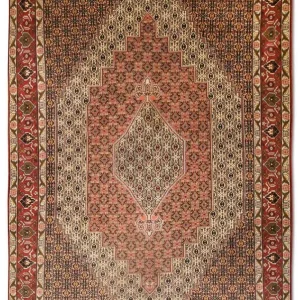 Persisk teppe - klassisk - 348 x 200 cm - mørkeblå