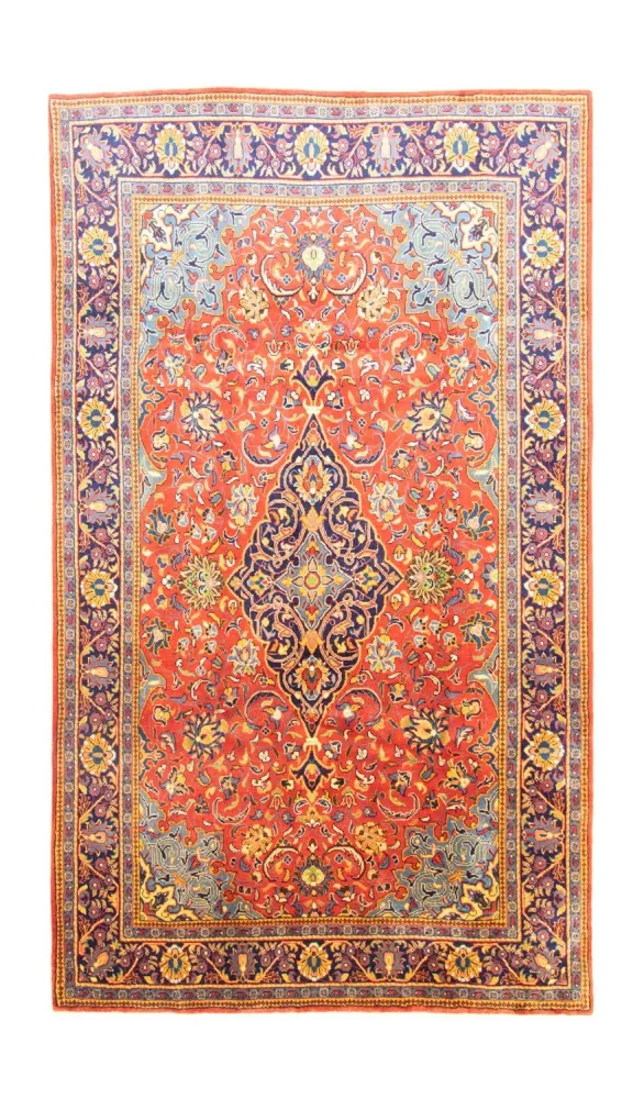 Persisk teppe - klassisk - 348 x 204 cm - oransje
