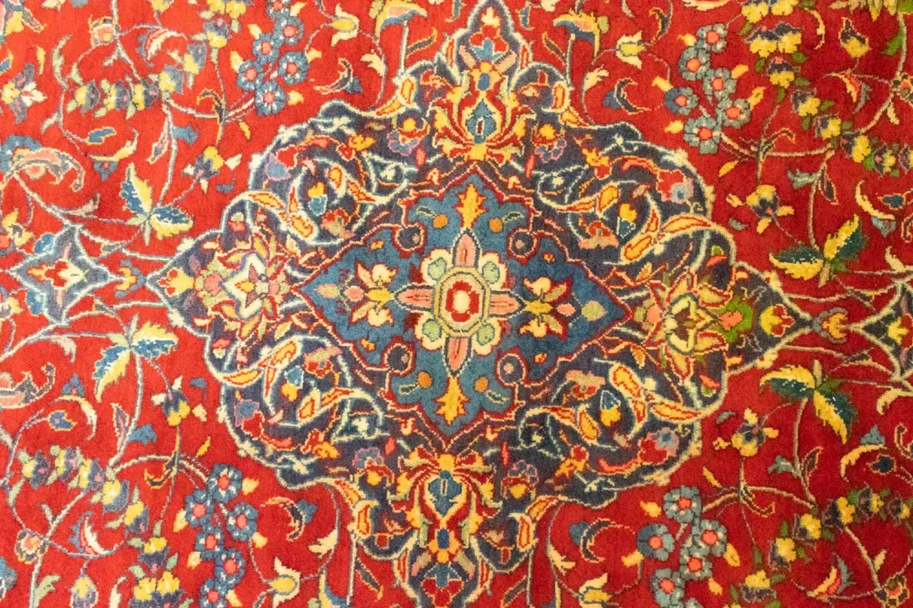 Persisk teppe - klassisk - 348 x 250 cm - oransje