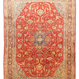 Persisk teppe - klassisk - 348 x 250 cm - oransje