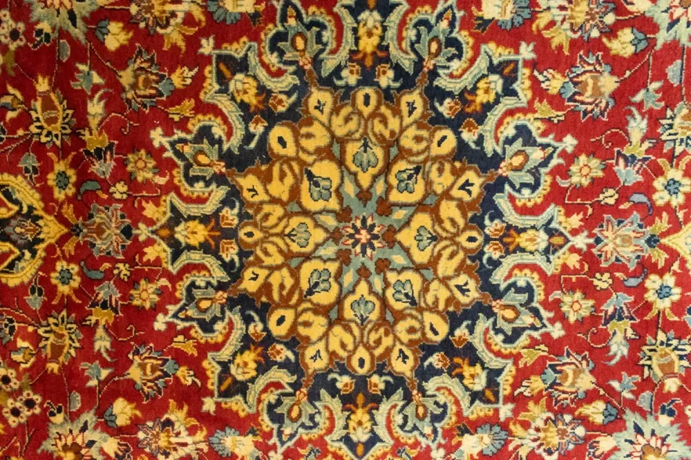 Persisk teppe - klassisk - 357 x 241 cm - rød