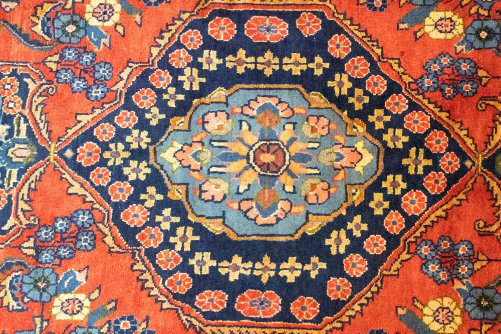 Persisk teppe - klassisk - 365 x 257 cm - oransje