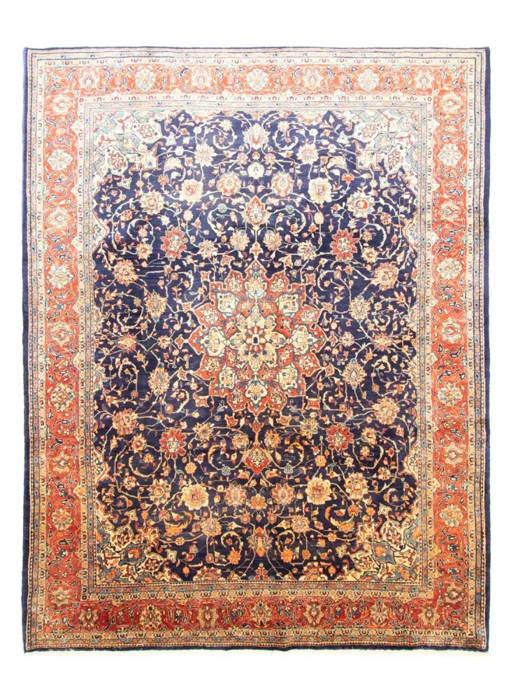 Persisk teppe - klassisk - 370 x 277 cm - blå