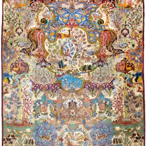 Persisk teppe - klassisk - 390 x 300 cm - flerfarget