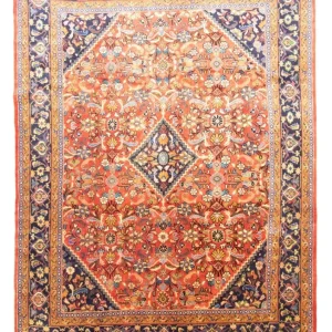 Persisk teppe - klassisk - 397 x 293 cm - oransje