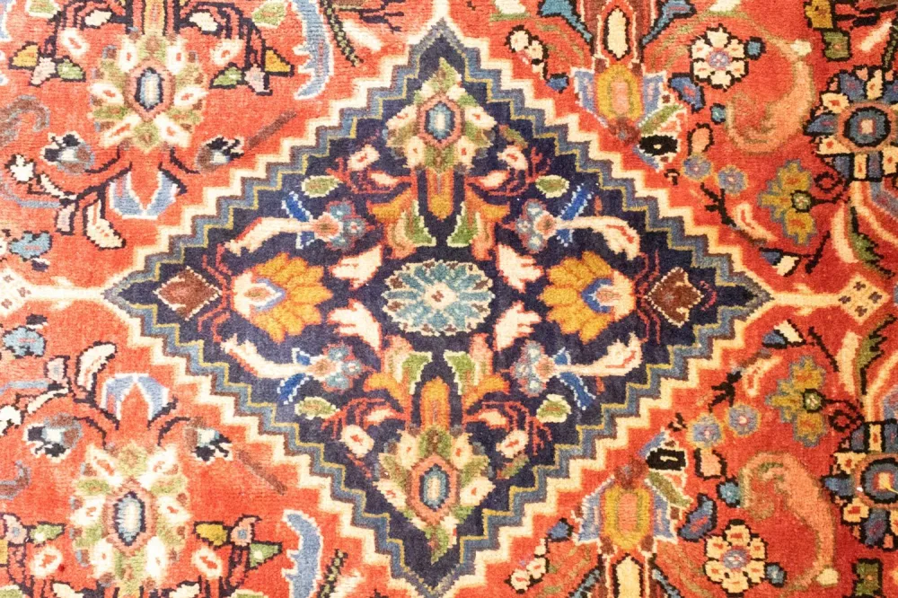 Persisk teppe - klassisk - 397 x 293 cm - oransje