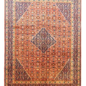 Persisk teppe - klassisk - 397 x 295 cm - brun