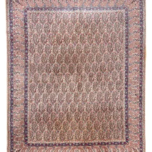 Persisk teppe - klassisk - 400 x 300 cm - flerfarget