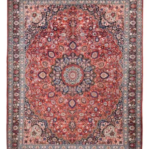 Persisk teppe - klassisk - 410 x 303 cm - rød