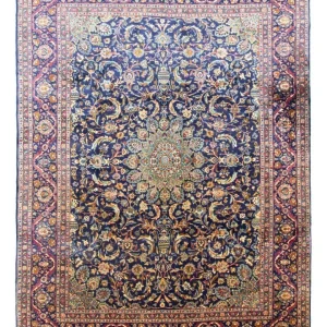 Persisk teppe - klassisk - 411 x 298 cm - blå