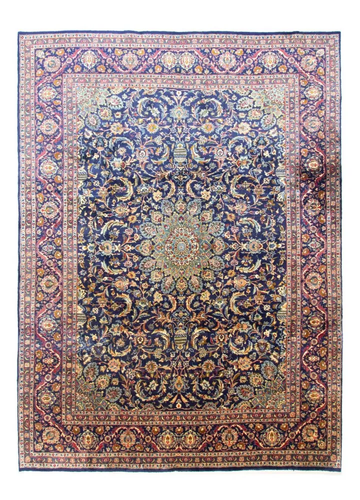 Persisk teppe - klassisk - 411 x 298 cm - blå