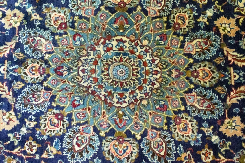 Persisk teppe - klassisk - 411 x 298 cm - blå