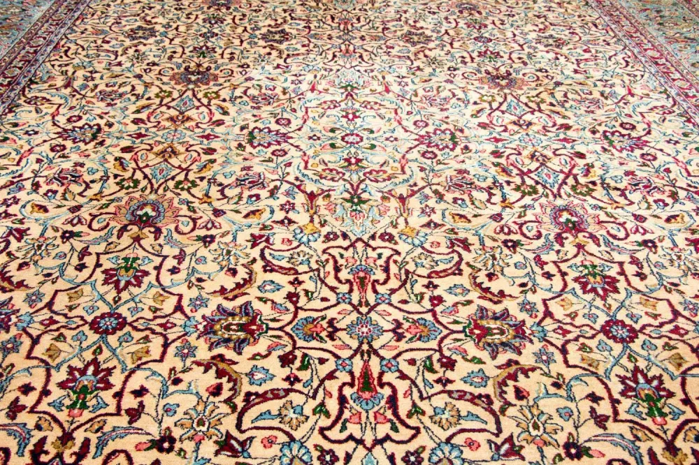 Persisk teppe - klassisk - 420 x 316 cm - beige