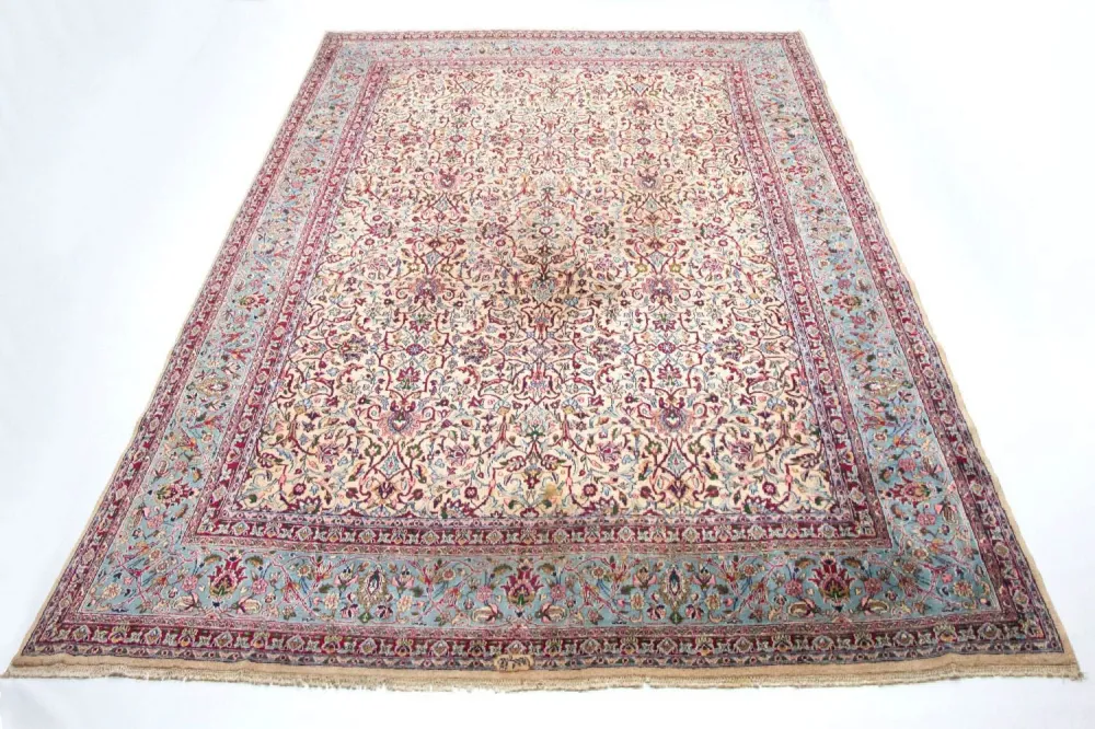 Persisk teppe - klassisk - 420 x 316 cm - beige