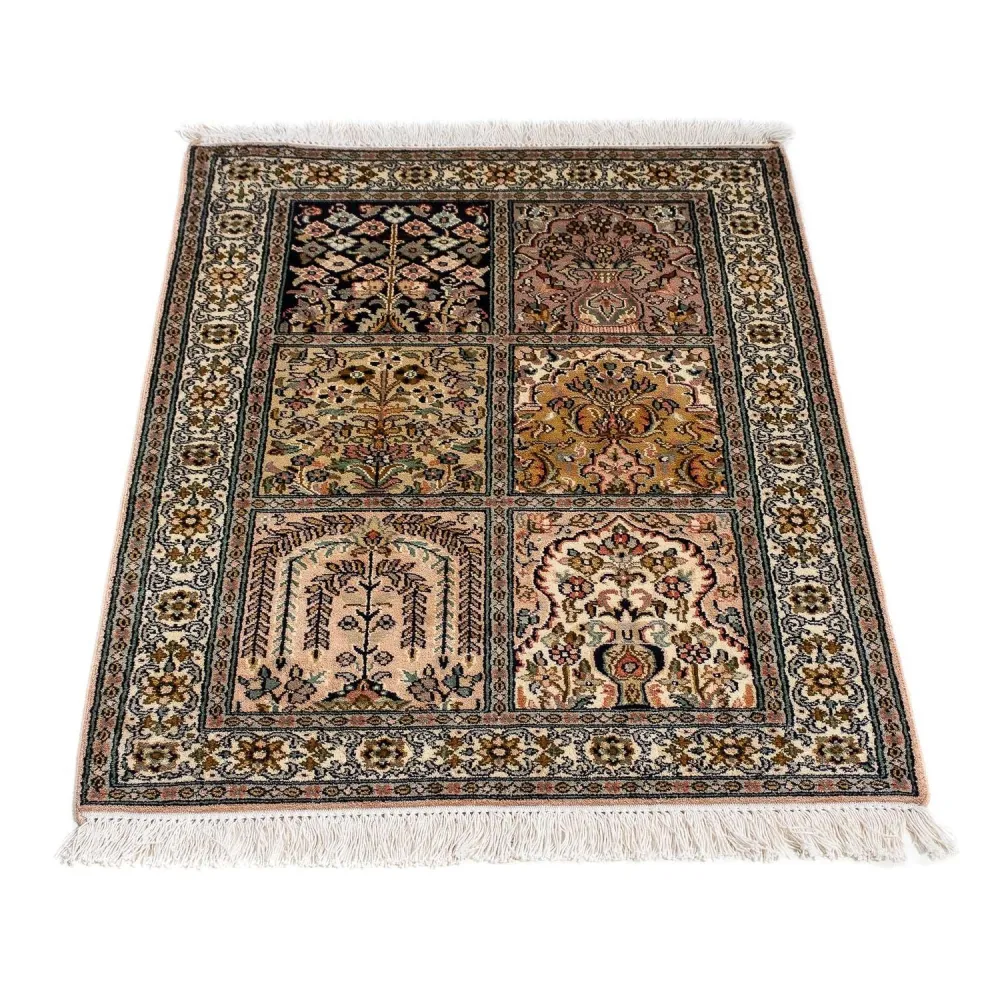 Persisk teppe - klassisk - 96 x 63 cm - flerfarget