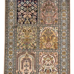 Persisk teppe - klassisk - 96 x 63 cm - flerfarget