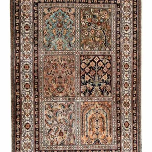Persisk teppe - klassisk - 94 x 62 cm - flerfarget