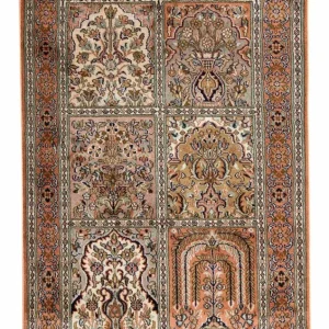 Persisk teppe - klassisk - 92 x 62 cm - flerfarget