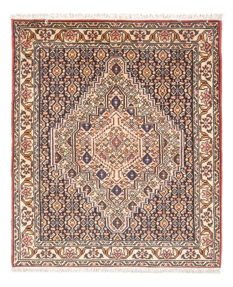 Persisk teppe - klassisk - 98 x 75 cm - mørkeblå