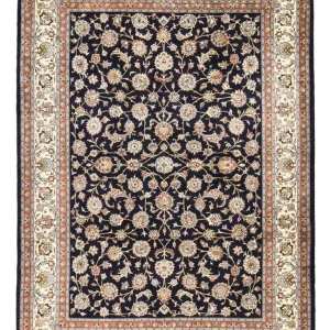 Persisk teppe - klassisk - Royal - 345 x 248 cm - mørkeblå