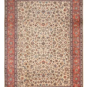 Persisk teppe - klassisk - Royal - 493 x 352 cm - krem