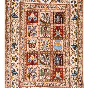 Persisk teppe - klassisk - Royal - 90 x 60 cm - flerfarget