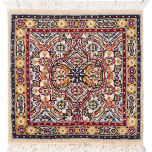Persisk teppe - klassisk - Royal - 30 x 30 cm - flerfarget