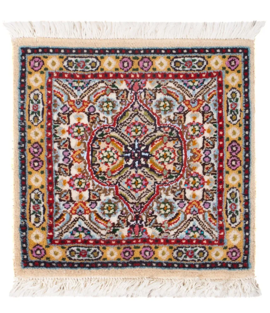 Persisk teppe - klassisk - Royal - 30 x 30 cm - flerfarget