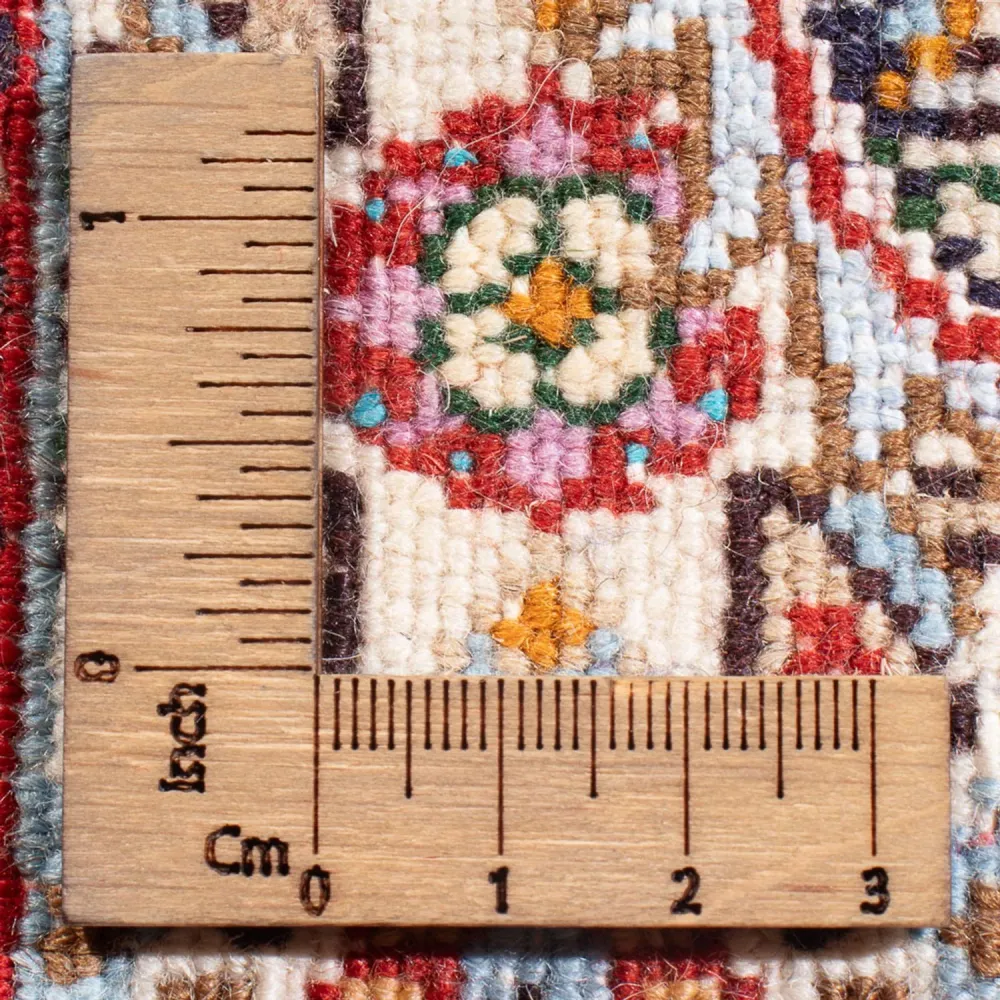 Persisk teppe - klassisk - Royal - 30 x 30 cm - flerfarget