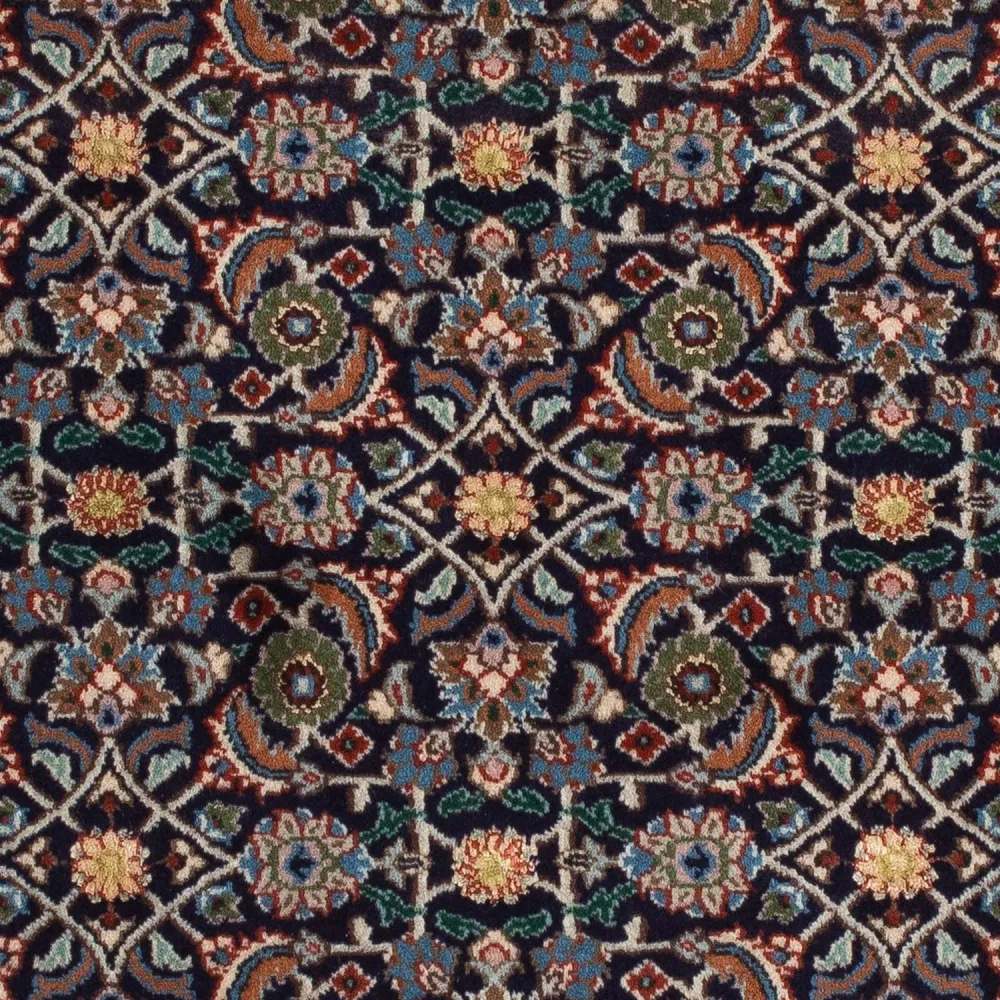 Persisk teppe - klassisk square - 104 x 103 cm - mørkeblå