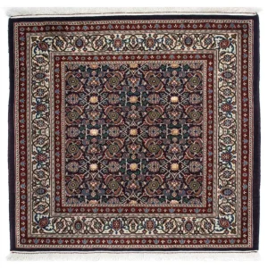 Persisk teppe - klassisk square - 104 x 103 cm - mørkeblå