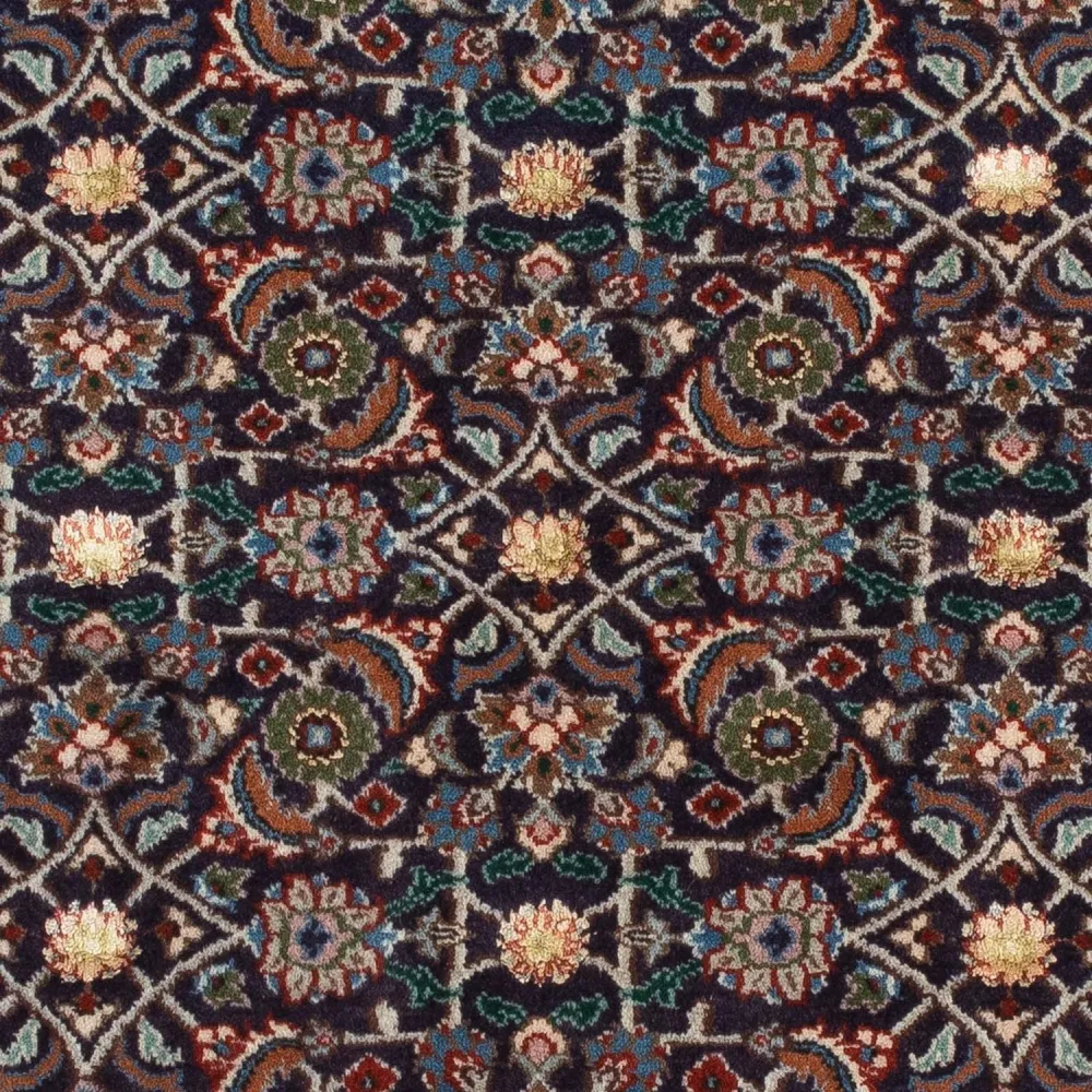 Persisk teppe - klassisk square - 104 x 103 cm - mørkeblå