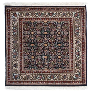 Persisk teppe - klassisk square - 104 x 103 cm - mørkeblå