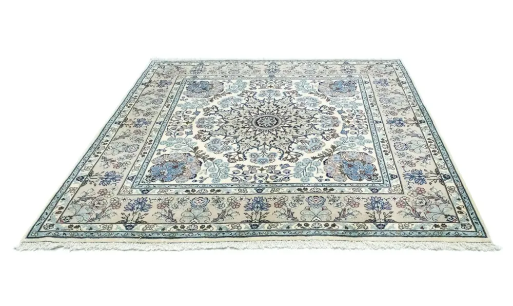 Persisk teppe - klassisk square - 206 x 205 cm - beige