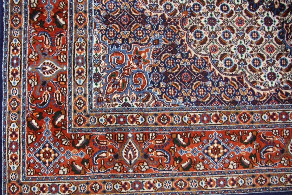 Persisk teppe - klassisk square - 207 x 204 cm - blå