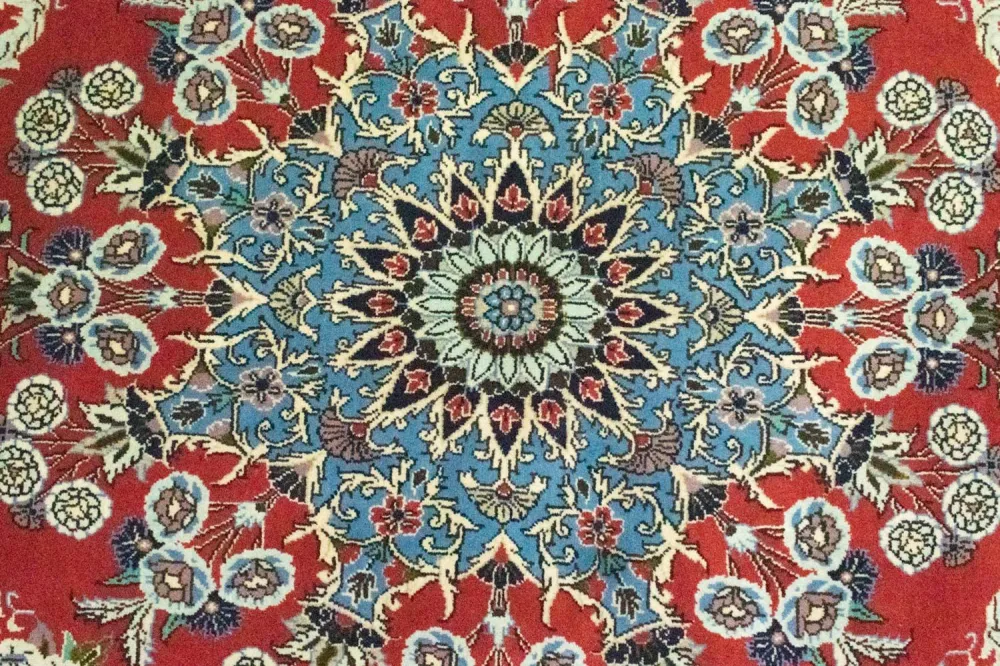 Persisk teppe - klassisk square - 208 x 202 cm - rød