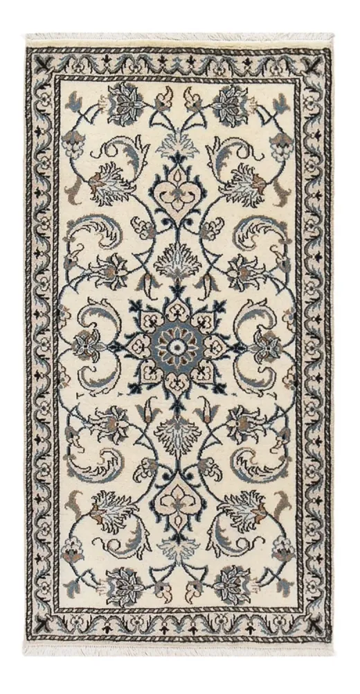 Persisk teppe - Nain - 137 x 69 cm - krem