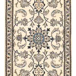 Persisk teppe - Nain - 139 x 69 cm - krem