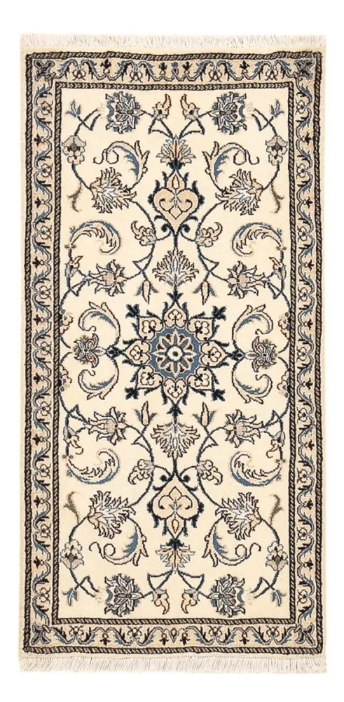 Persisk teppe - Nain - 139 x 69 cm - krem