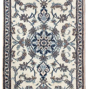 Persisk teppe - Nain - 139 x 88 cm - krem
