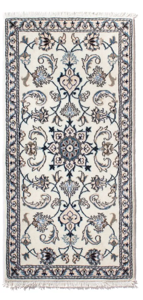 Persisk teppe - Nain - 140 x 70 cm - krem