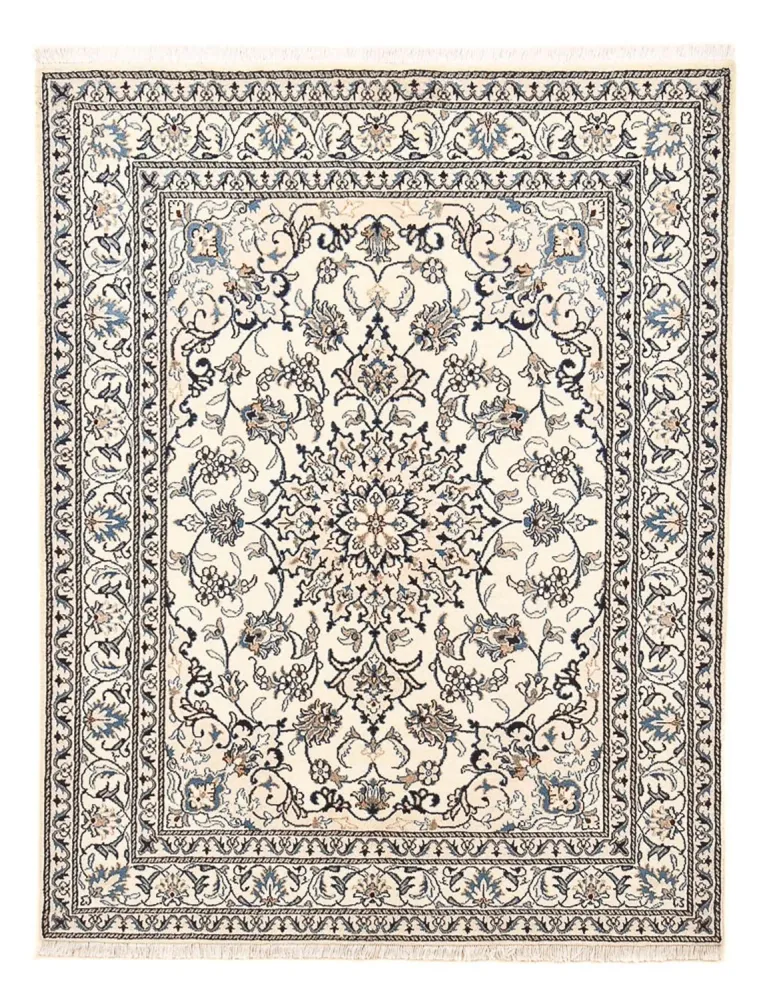 Persisk teppe - Nain - 195 x 150 cm - lys beige