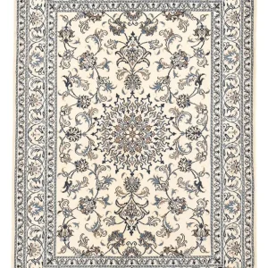 Persisk teppe - Nain - 195 x 150 cm - lys beige