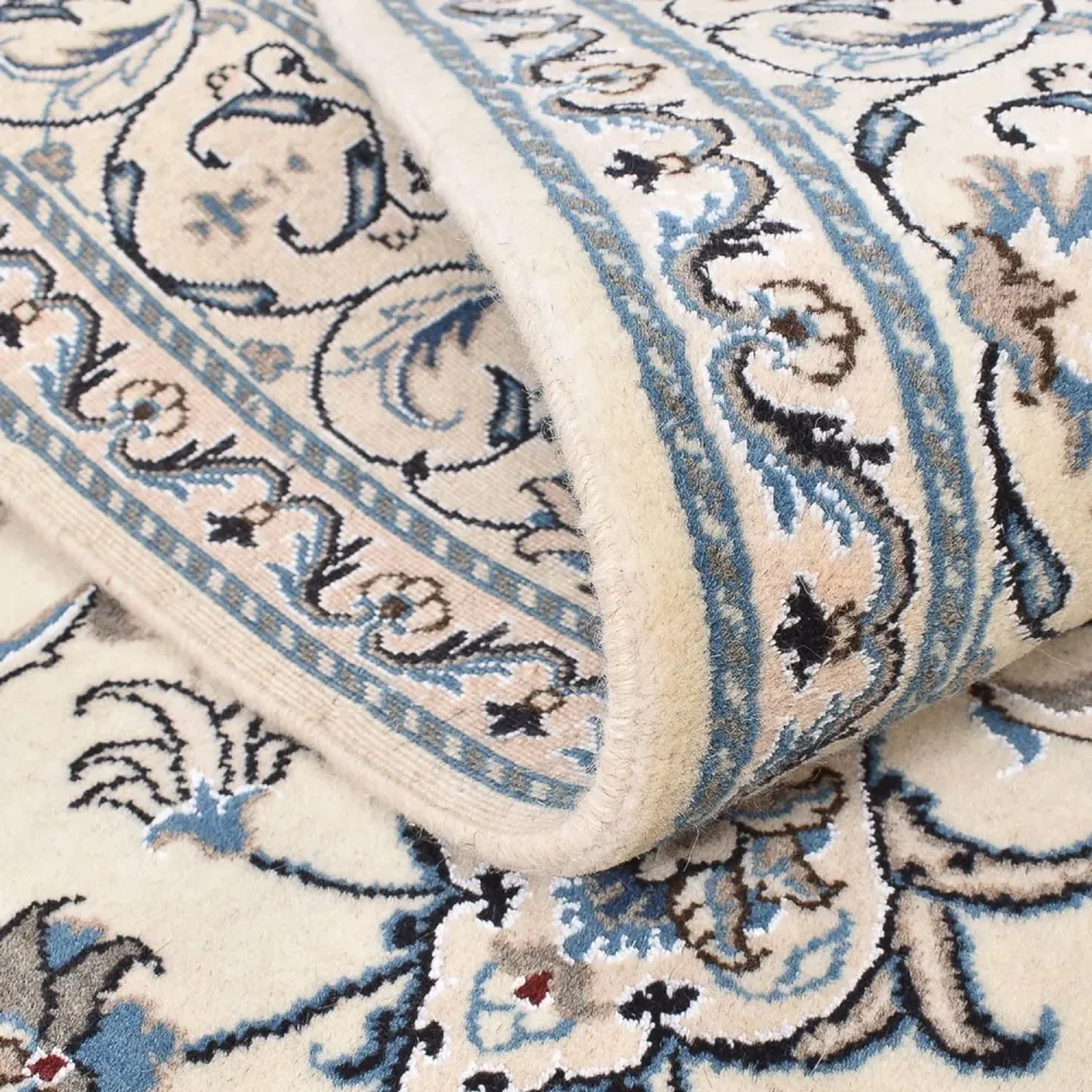 Persisk teppe - Nain - 195 x 150 cm - lys beige