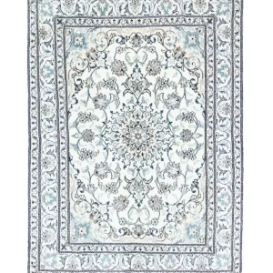 Persisk teppe - Nain - 200 x 144 cm - naturhvit