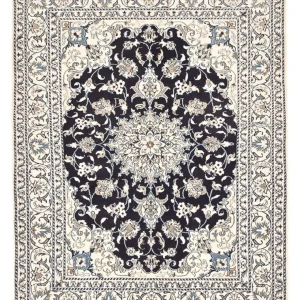 Persisk teppe - Nain - 203 x 150 cm - mørkeblå