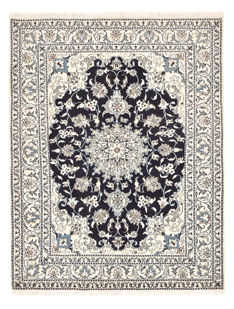 Persisk teppe - Nain - 203 x 150 cm - mørkeblå