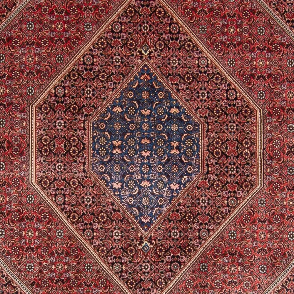 Persisk teppe - Nain - 252 x 199 cm - bordeaux rød
